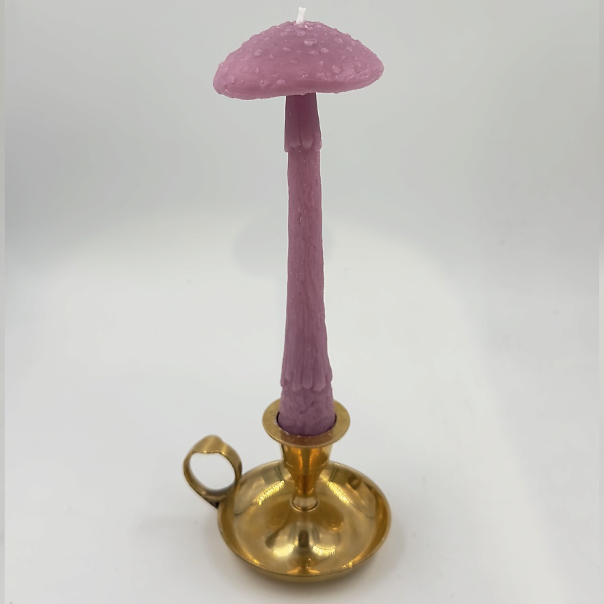 Изображение товара Свеча ароматическая UNIFICATION LOVE Гриб Мухомор розового цвета