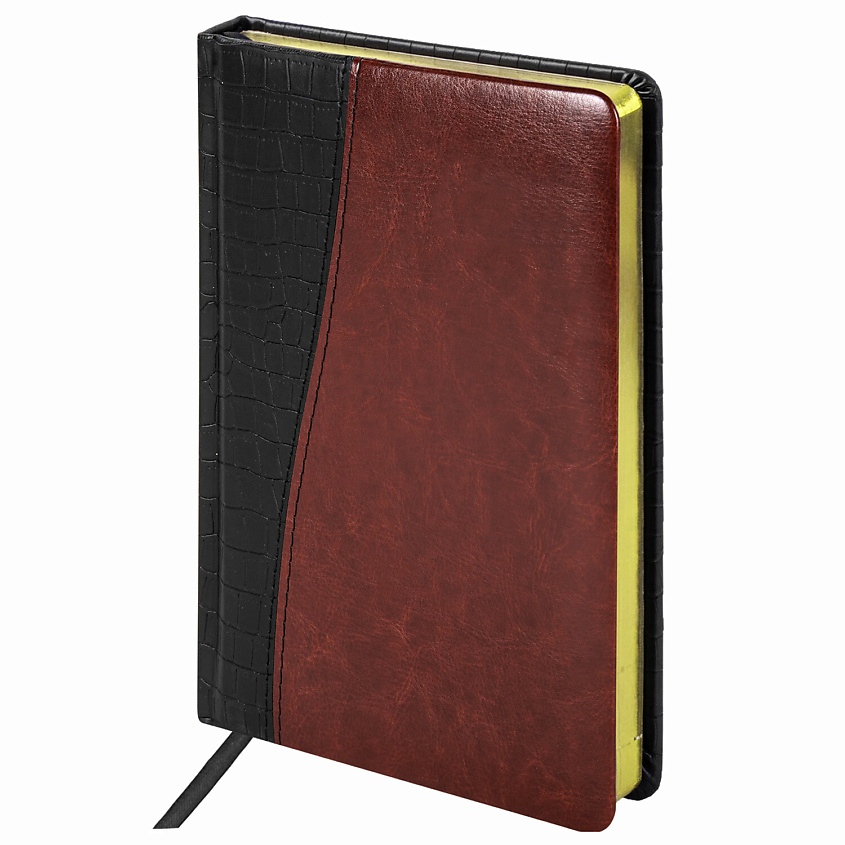 Изображение товара Премиум ежедневник недатированный А5 Cayman из кожи и материала под крокодила
