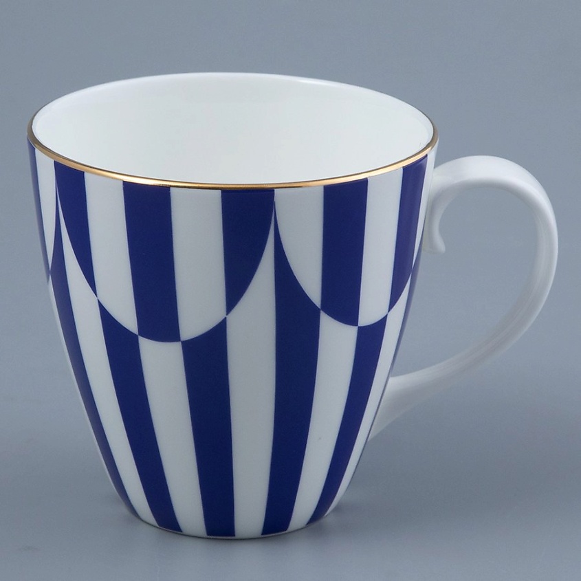 Изображение товара ИМПЕРАТОРСКИЙ ФАРФОРОВЫЙ ЗАВОД Бокал с рисунком "Да и нет", 1 шт.