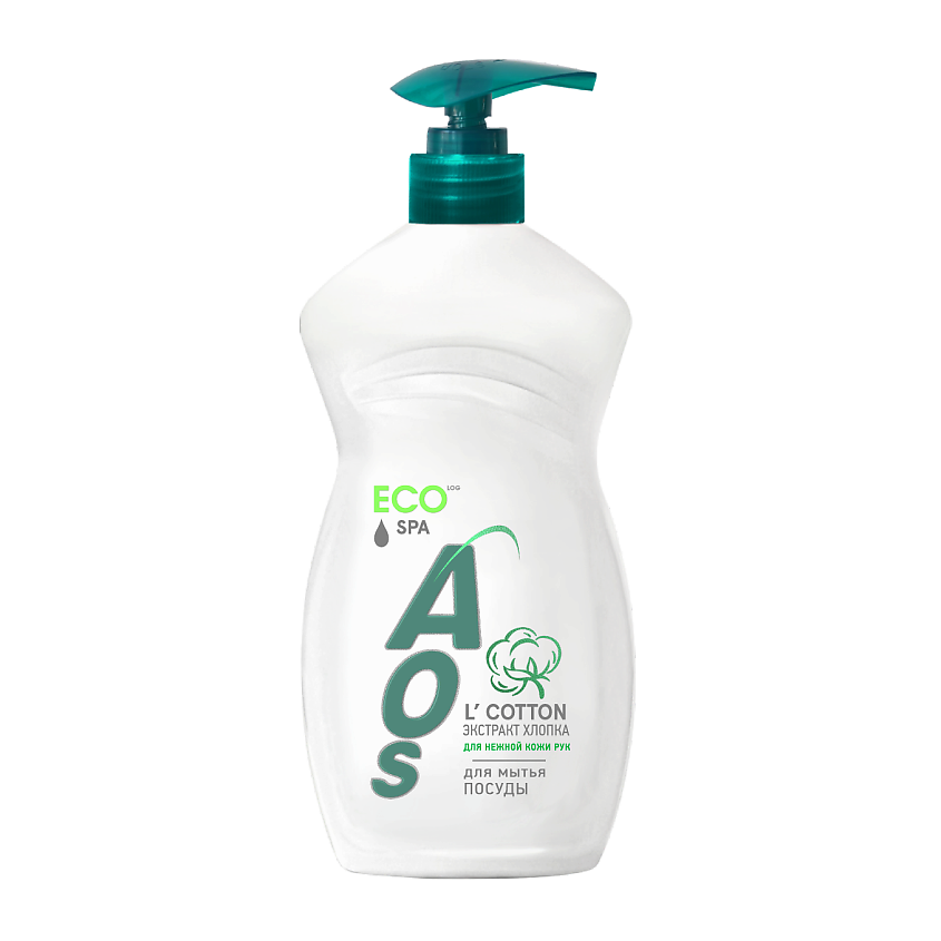 Изображение товара AOS Гель средство для мытья посуды Экстракт хлопка, 450 г