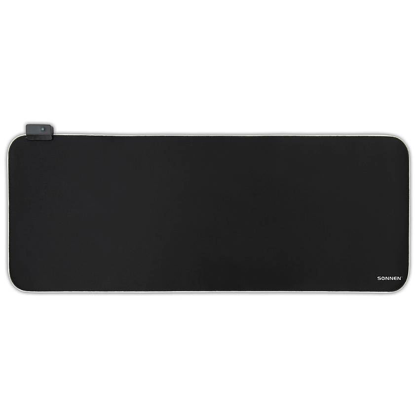 Изображение товара SONNEN Коврик для мыши и клавиатуры игровой с подсветкой CHAMELEON, 800x300х4 мм.