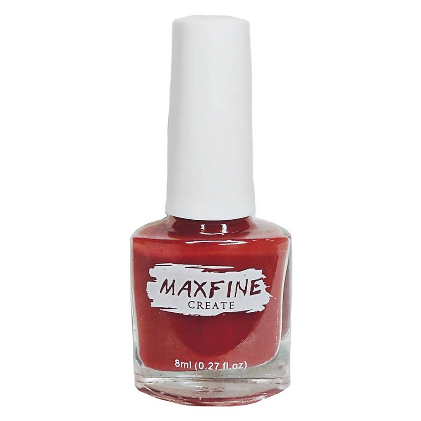 Изображение товара MAXFINE быстросохнущий лак для ногтей вишнево-красный