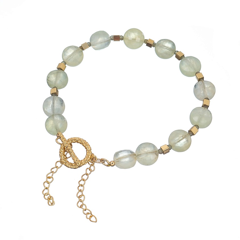 Изображение товара LANZEROTTI Браслет Ispirazione, пренит, хризолит, цвет: Зеленый, размер: 19