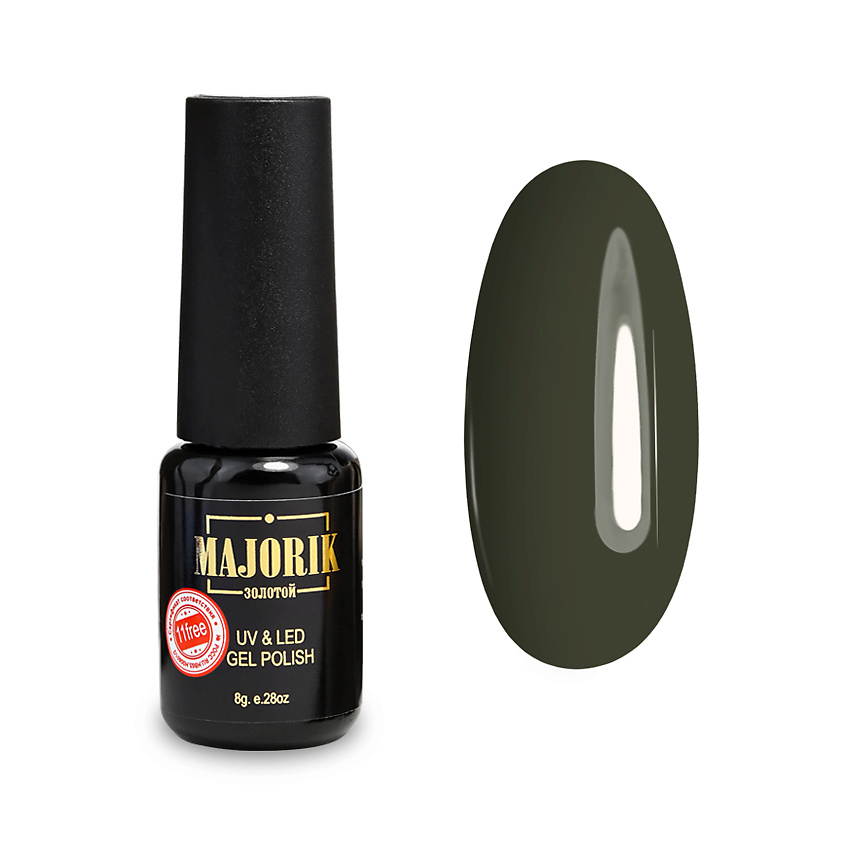 Изображение товара MAJORIK Гель-лак для ногтей, №057 Зеленый