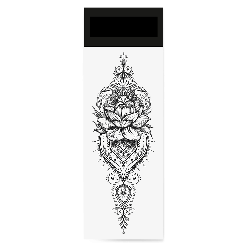 Изображение товара PRINT FACTORY Временная переводная татуировка Пионы, 1 шт.