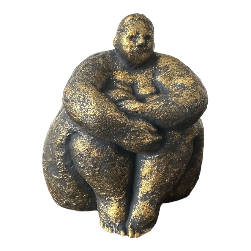 Изображение товара MAGIC MAKERS Статуэтка Толстушка черное золото 9см