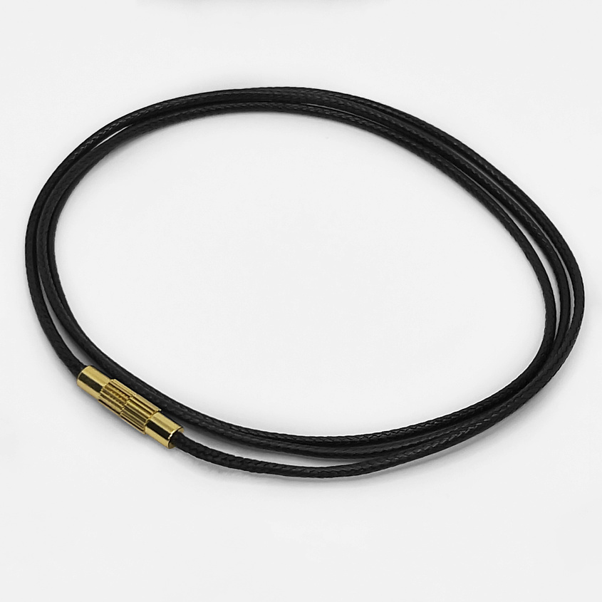 Изображение товара ROK HAIR Шнурок для крестика и бижутерии со стальным замком, размер: 60