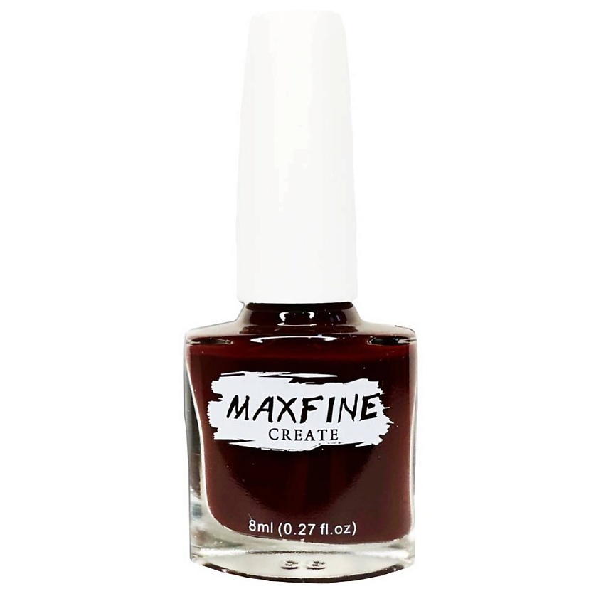 Изображение товара MAXFINE Лак для ногтей быстросохнущий темно-бордовый 100 оттенков