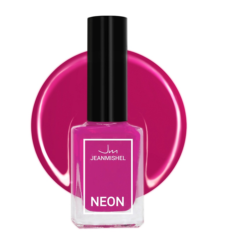 Изображение товара JEANMISHEL Лак для дизайна ногтей NEON, 339 Fuchsia, 6 мл.