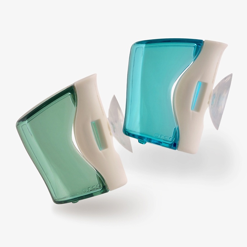 Изображение товара FLIPPER Футляр для зубной щётки BASIC TWIN, Цвет: морской волны и зеленый