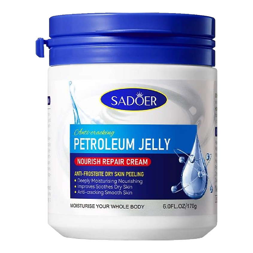 Изображение товара Крем для лица против сухости кожи с вазелином 170 г SADOER