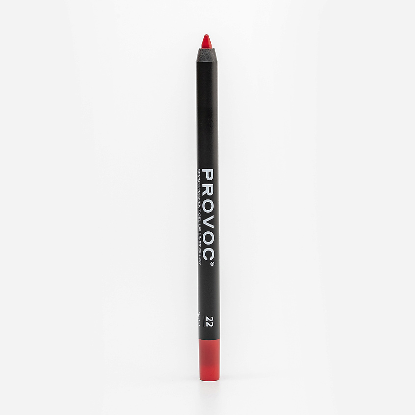 Изображение товара PROVOC Полуперманентный гелевый карандаш для губ Алый ультра стойкий 24 часа
