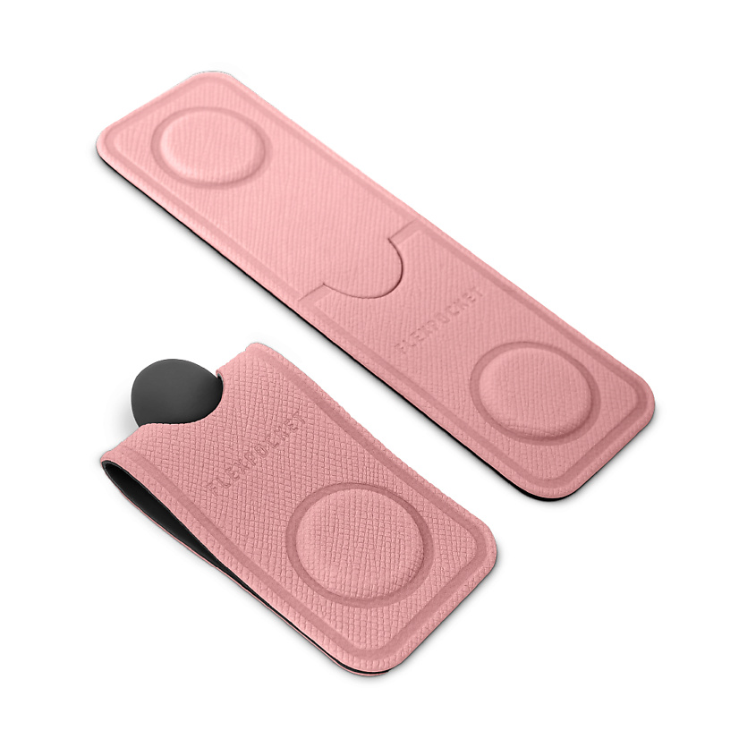 Изображение товара Комплект магнитных закладок из экокожи Flexpocket 2 шт розовых