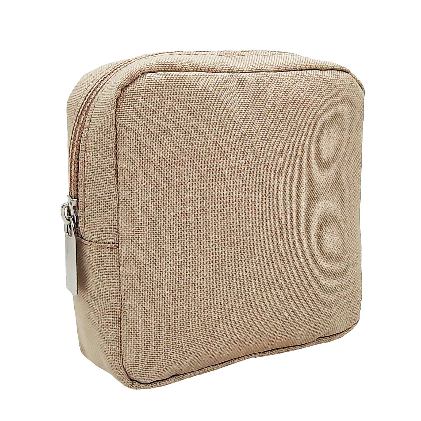 Изображение товара Маленькая женская косметичка ALISSIROSSI бежевый Оксфорд 600Д ПУ компактная