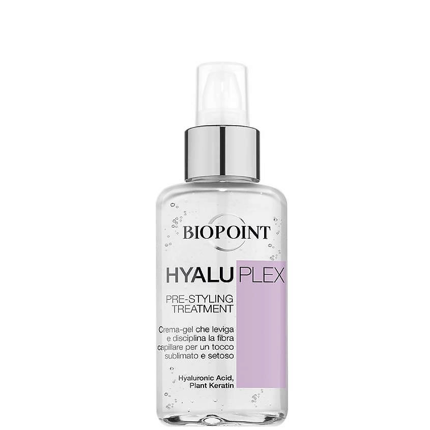 Изображение товара BIOPOINT PERSONAL Несмываемый крем-гель для ухода за волосами перед укладкой с гиалуроновой кислотой и кератином Hyaluplex, 100 мл
