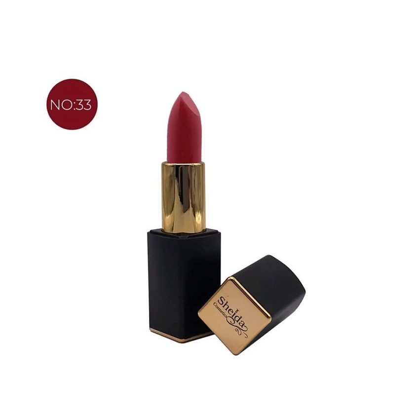 Изображение товара SHEIDA Матовая увлажняющая помада для губ вишневый