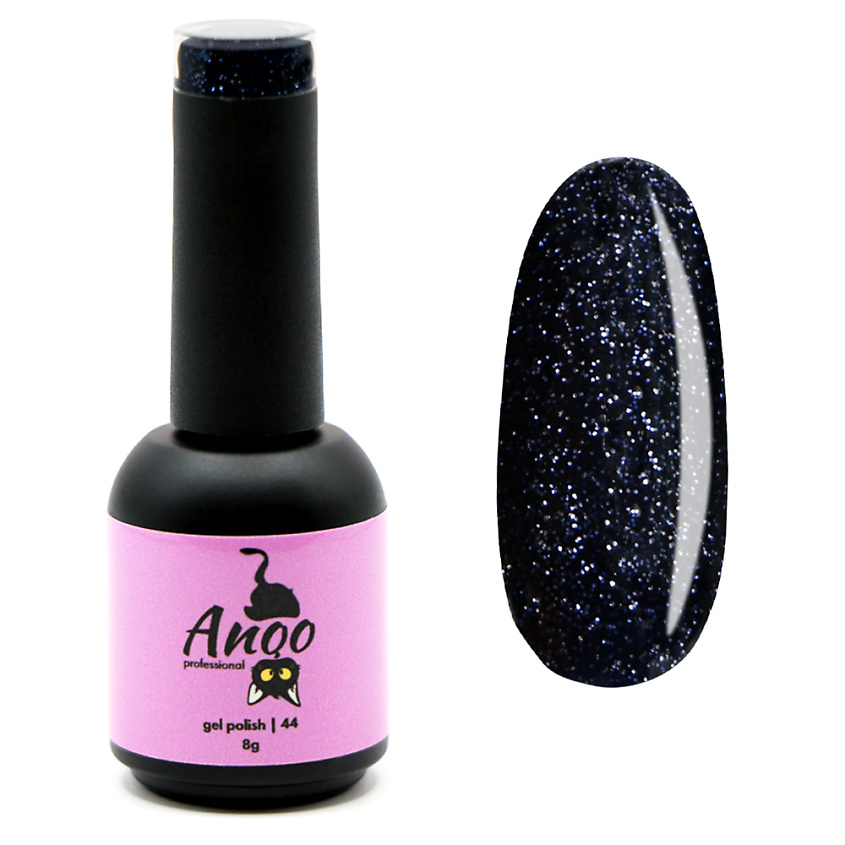 Изображение товара Гель-лак для ногтей ANQO 44 оттенок насыщенный стойкий яркий дизайн