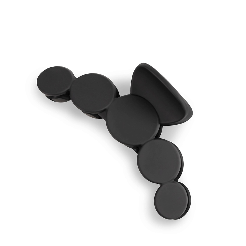 Изображение товара KOSMOSHTUCHKI Заколка - краб для волос Круги БИО Черный