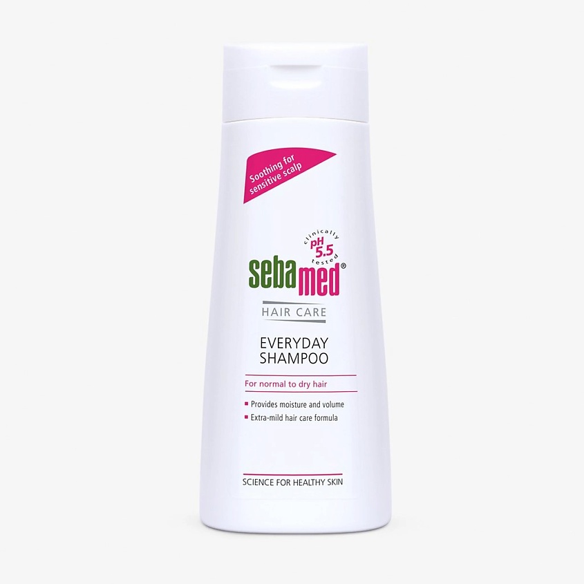 Изображение товара Нежный ежедневный шампунь для волос SEBAMED Everyday Shampoo 200 мл