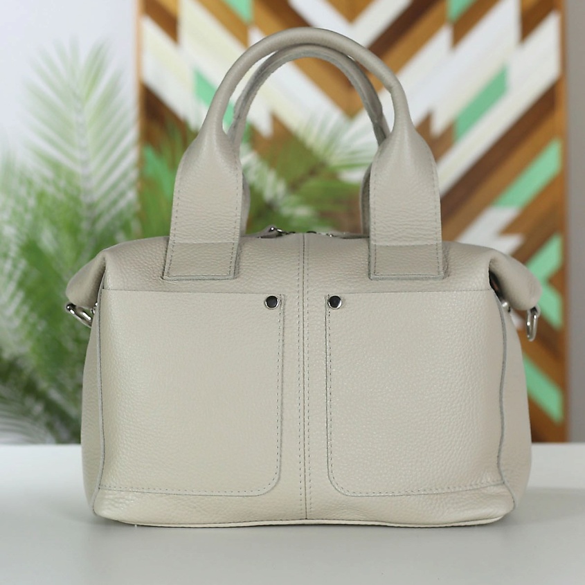 Изображение товара Женская сумка через плечо из натуральной кожи AKTORRIS голубая