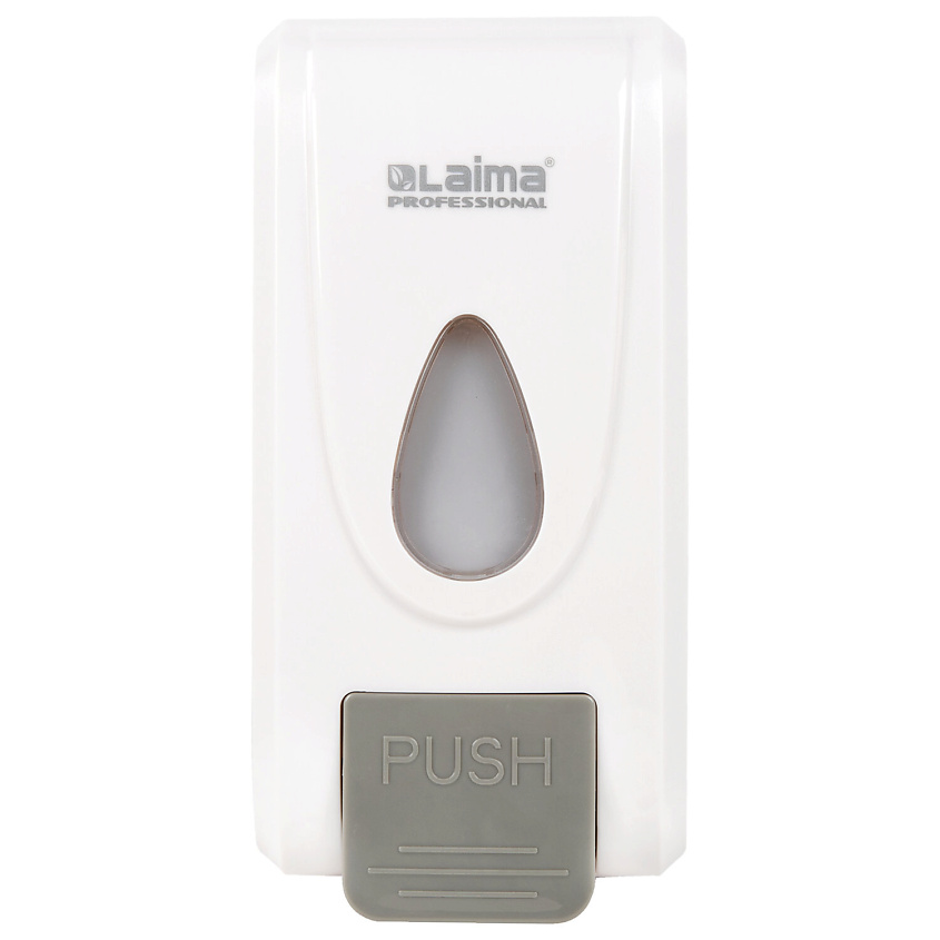 Изображение товара LAIMA Дозатор для жидкого мыла PROFESSIONAL ECONOMY, Комплектация: крепежные материалы. Управление: механическое.