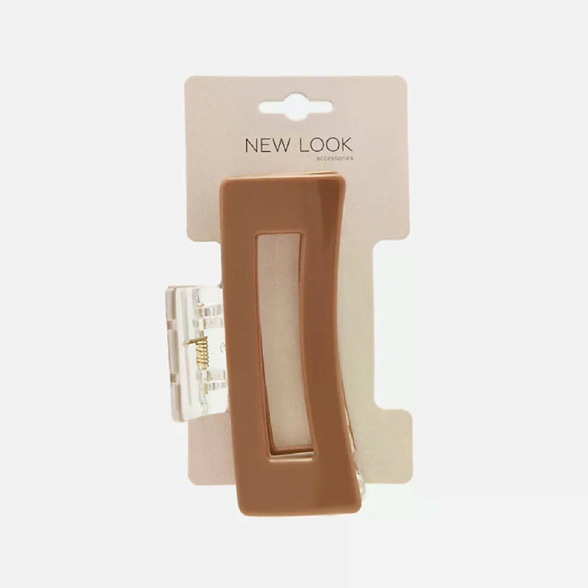 Изображение товара NEW LOOK NL Краб для волос коричневый заколка для фиксации прядей для взрослых