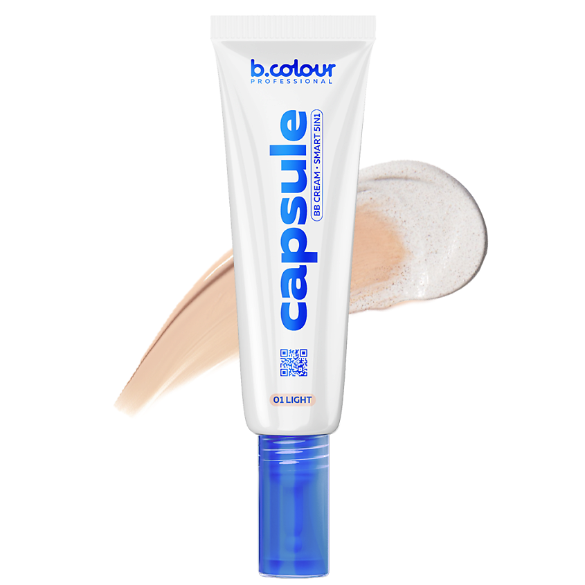 Изображение товара B.COLOUR PROFESSIONAL BB крем тональный для лица, матовый CAPSULE, 01 Light