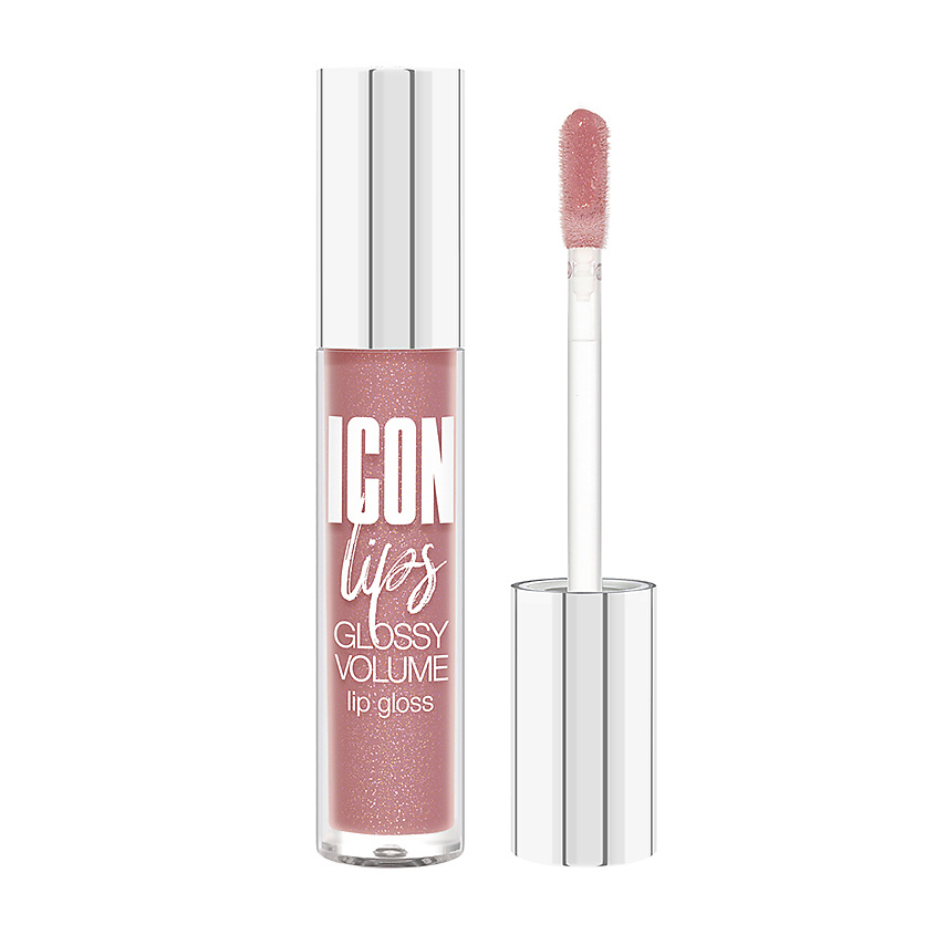 Изображение товара LUXVISAGE Блеск для губ ICON LIPS с эффектом объема и сияния, тон 503 nude rose