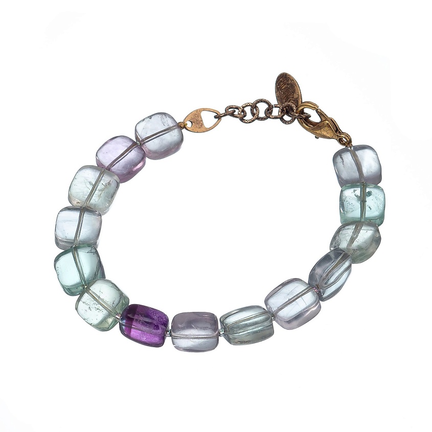 Изображение товара LANZEROTTI Браслет Ispirazione из флюорита сиреневый размер 20