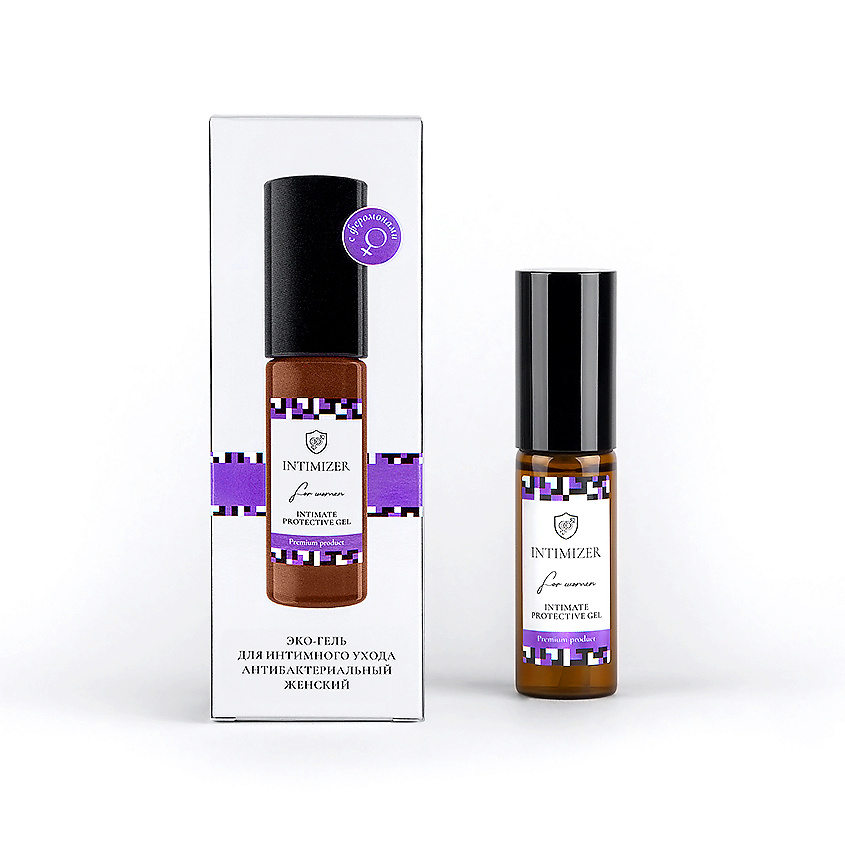 Изображение товара INTIMIZER Эко-гель для интимного ухода антибактериальный женский, 20 мл