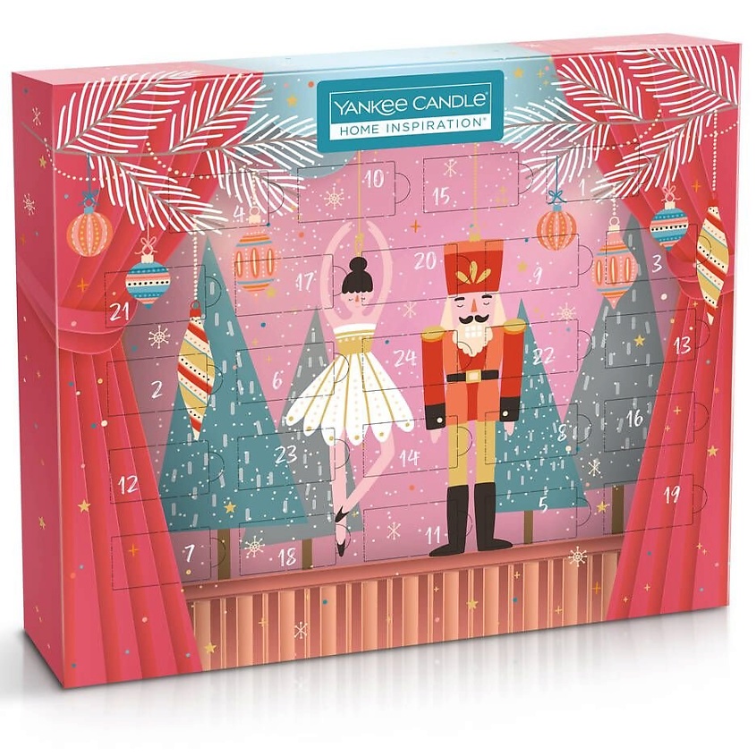 Изображение товара YANKEE CANDLE Адвент-календарь Home Inspiration Christmas Calendar, 24 шт.