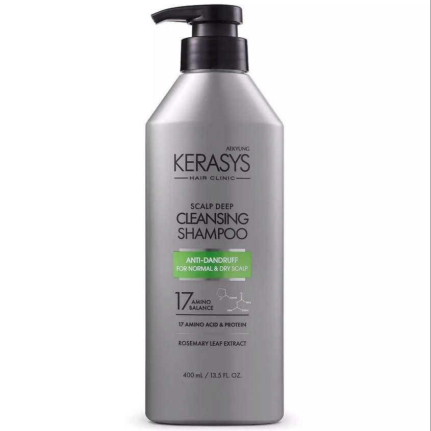 Изображение товара KERASYS Clinic Шампунь для чувствительной и сухой кожи головы 600 мл