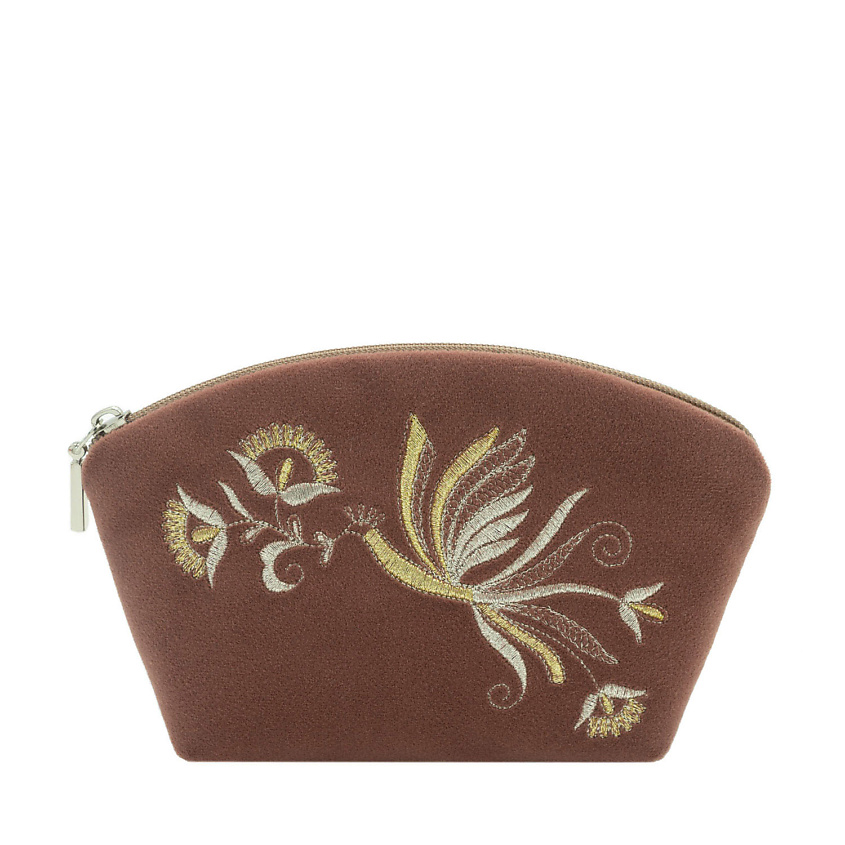 Изображение товара Косметичка бархатная ТОРЖОКСКИЕ ЗОЛОТОШВЕИ 294 Рис 852, фиолетовая