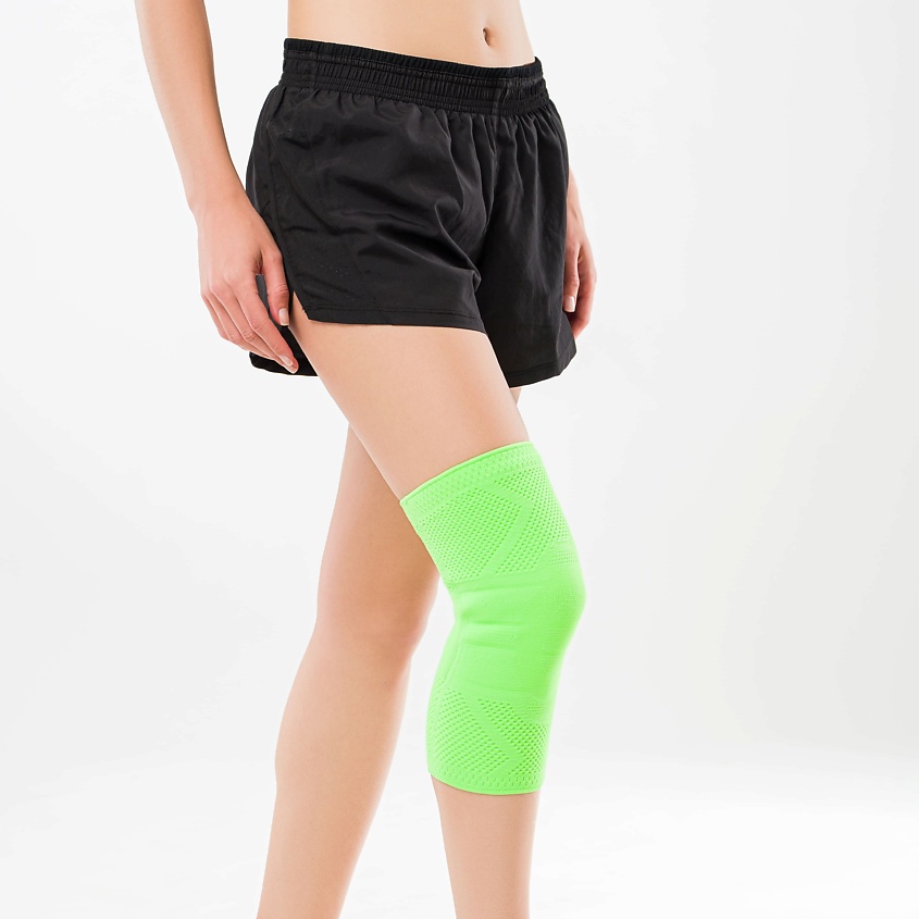 Изображение товара Бандаж на колено HABIC размер 8 зеленый для поддержки и реабилитации