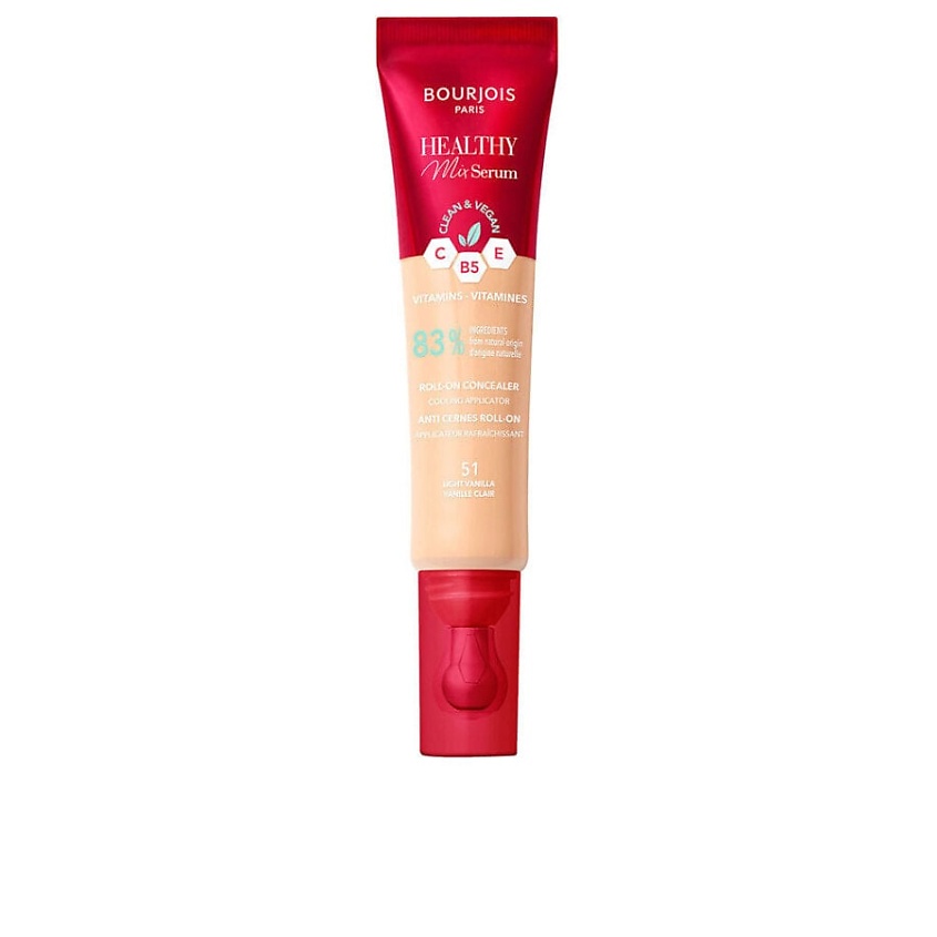 Изображение товара BOURJOIS Консилер HEALTHY MIX SERUM liquid, №51-Light Vanilla, 11 цвет