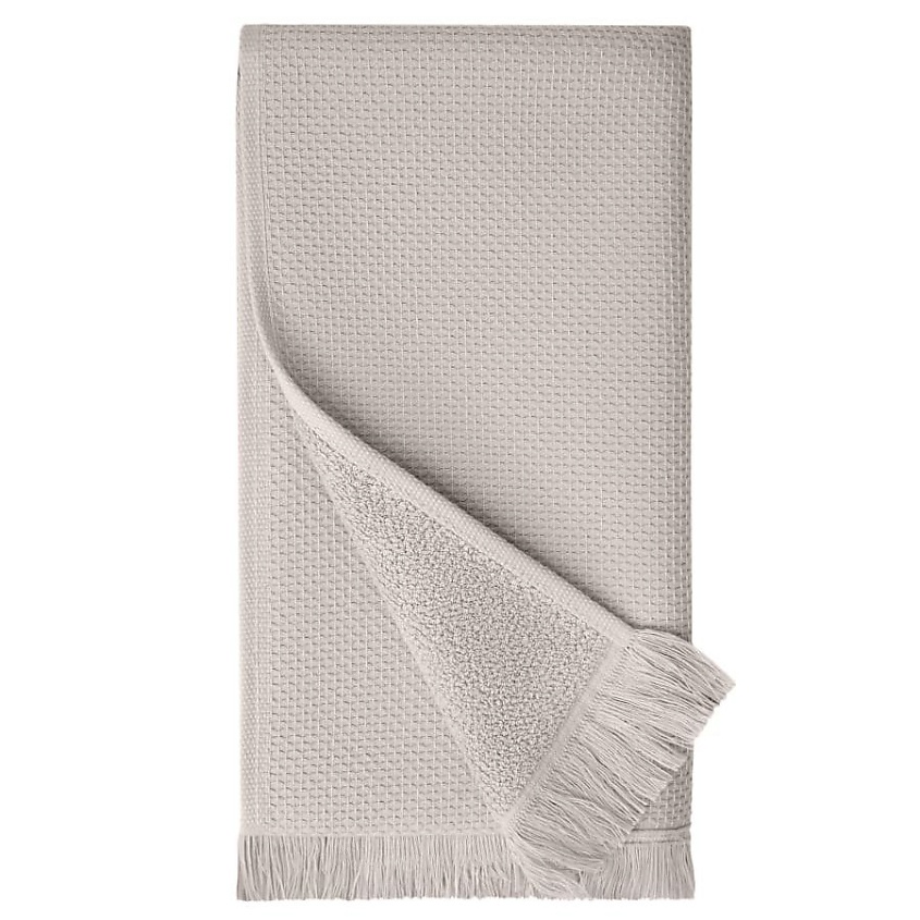 Изображение товара Полотенце Arya Eliga 50x90 см серого цвета из 100% хлопка