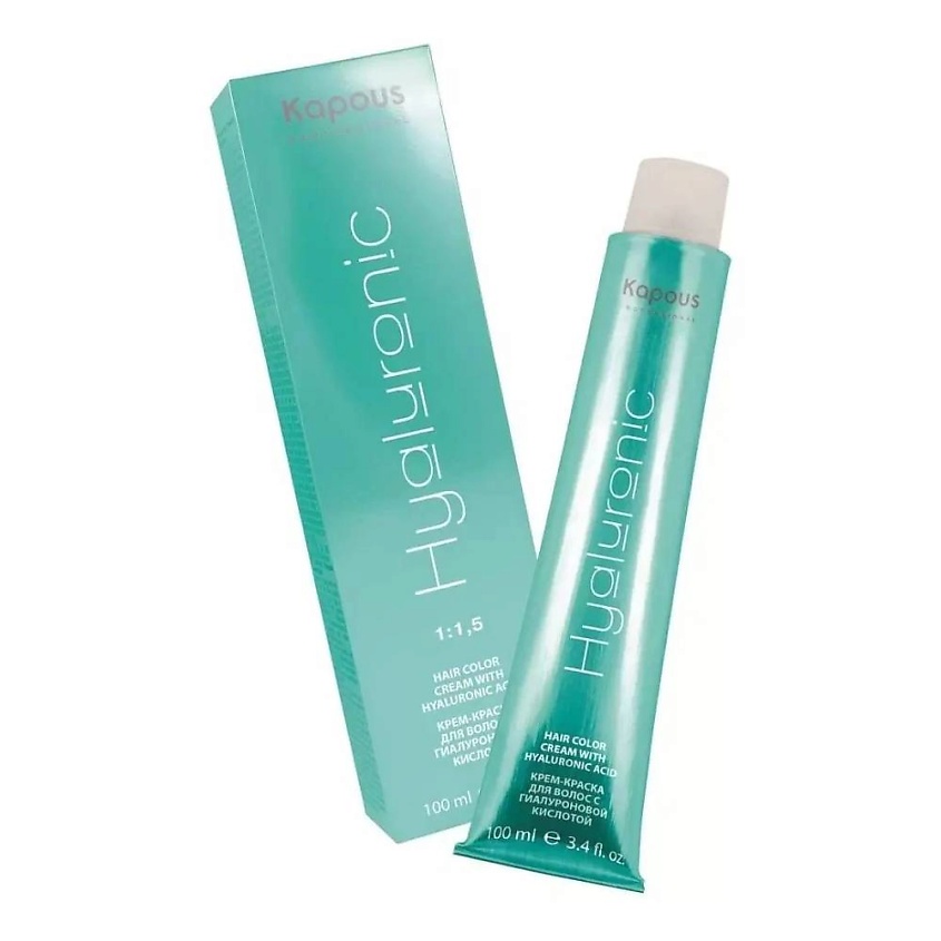 Изображение товара Kapous Крем-краска с гиалуроновой кислотой №9.00 очень светлый блондин интенсивный