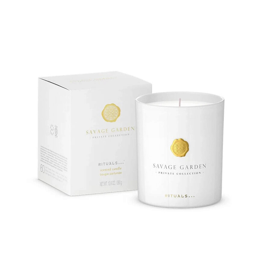 Изображение товара Ароматическая свеча Rituals Savage Garden 360 г стильный натуральный воск