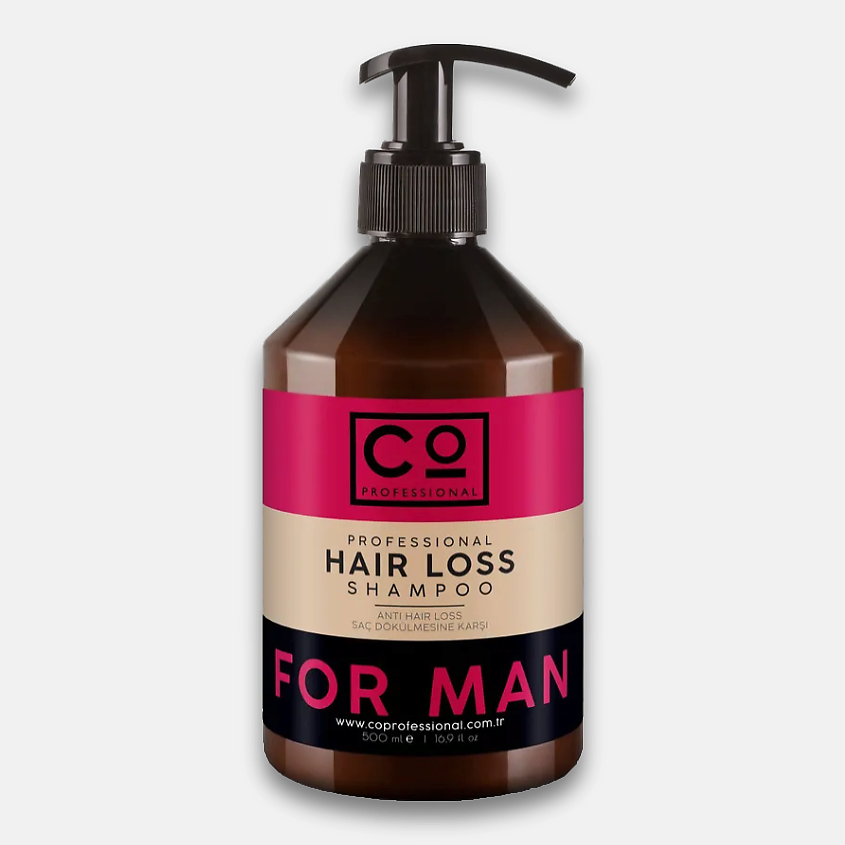 Изображение товара CO PROFESSIONAL Шампунь мужской для роста волос FOR MAN Hair Loss Shampoo, 500 мл