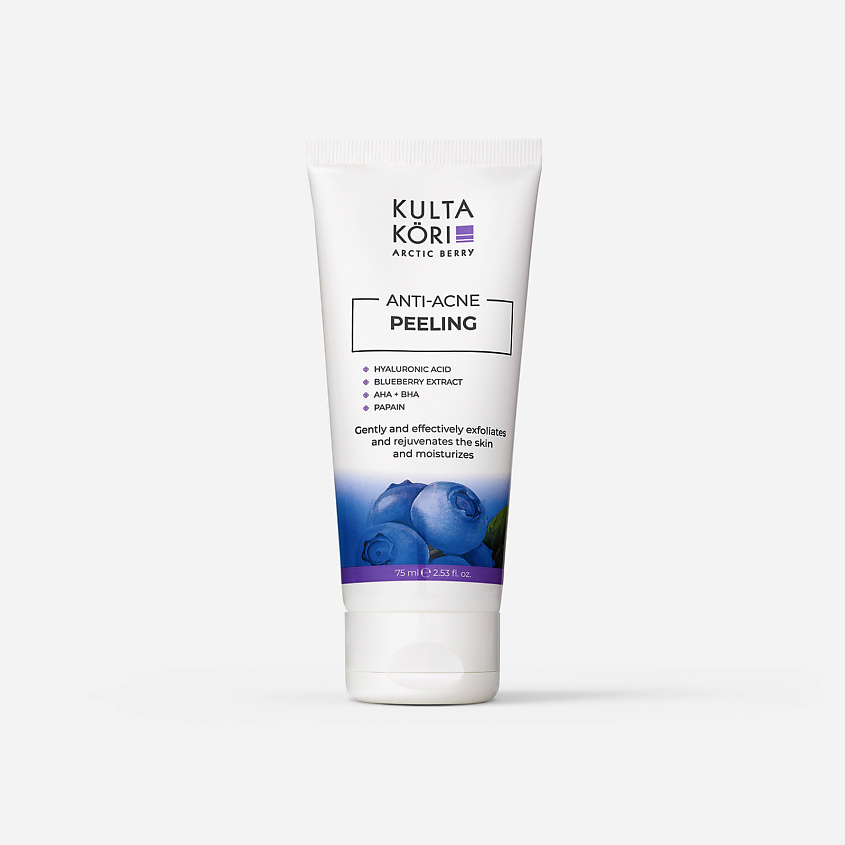 Изображение товара KULTA KORI СКРАБ-СКАТКА ANTI-ACNE С ЭКСТРАКТОМ ЧЕРНИКИ, 75 мл