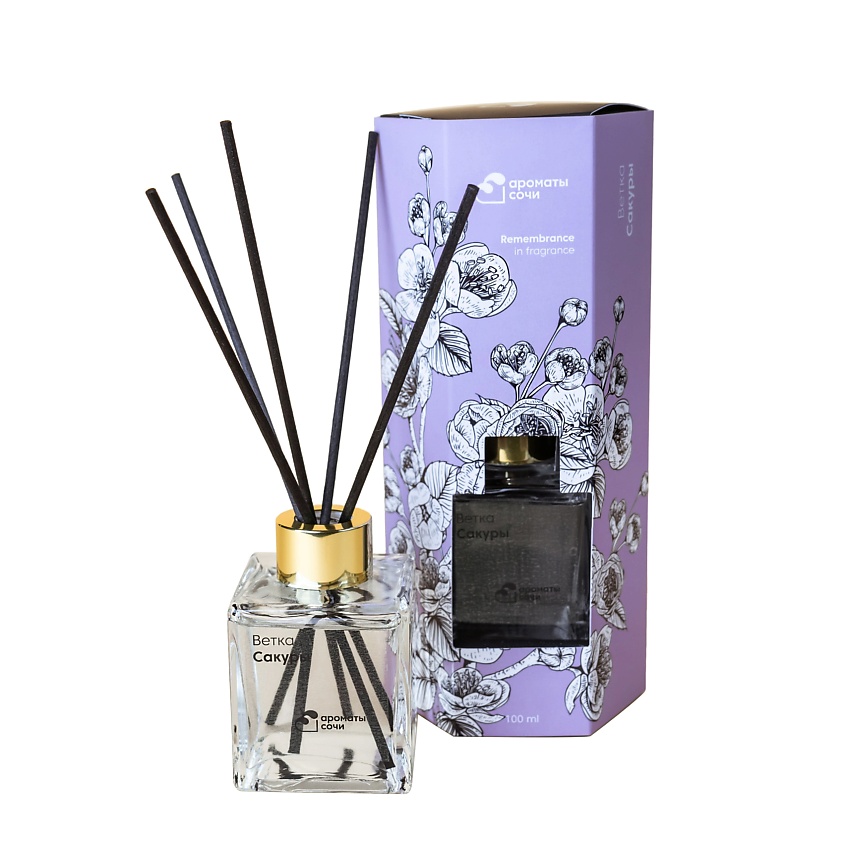 Изображение товара АРОМАТЫ СОЧИ Интерьерный аромат Ветка Сакуры, 100 мл