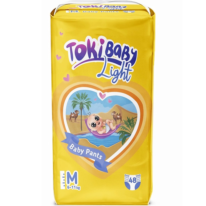Изображение товара TOKIBABY Подгузники - трусики M 6-11 кг, 48 шт.