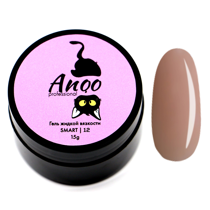 Изображение товара Гель ANQO Smart жидкий 12 оттенок для ногтей