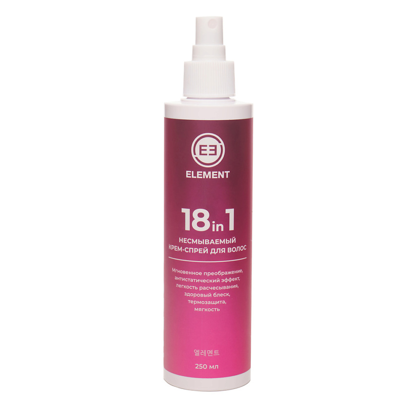Изображение товара ELEMENT Несмываемый крем-спрей для волос 18 in 1 HAIRCARE SPRAY, 250 г