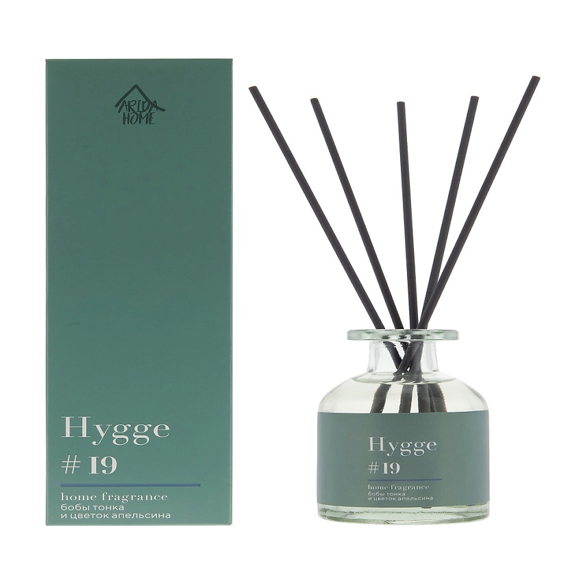 Изображение товара ARIDA HOME Аромат для дома Хюгге #19 Бобы тонка и цветок апельсина, 100 мл