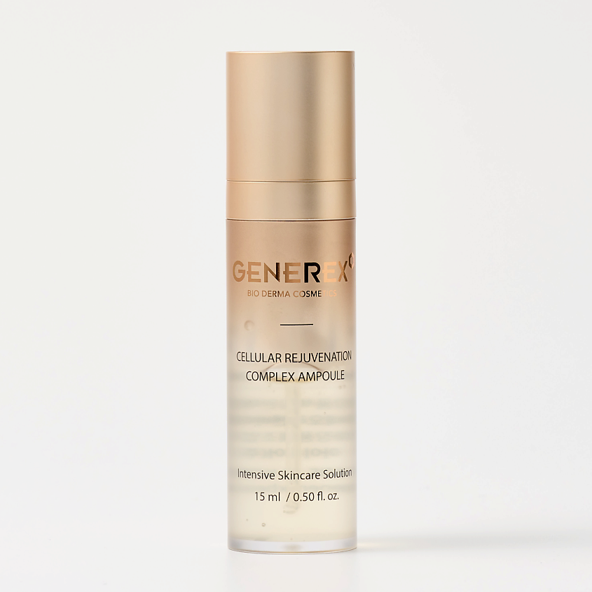 Изображение товара GENEREX Сыворотка с комплексом клеточного омоложения Cellular Rejuvenation Complex Ampoule, 15 мл