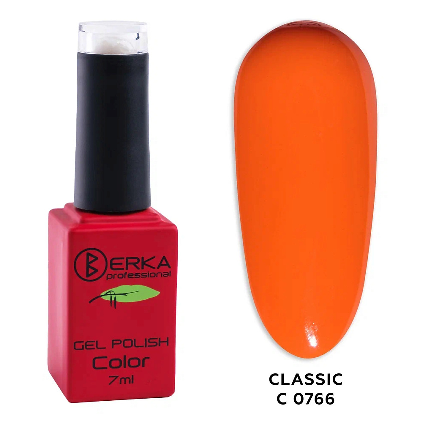 Изображение товара Гель-лак BERKA Classic C оранжевый №C-0766 для ногтей