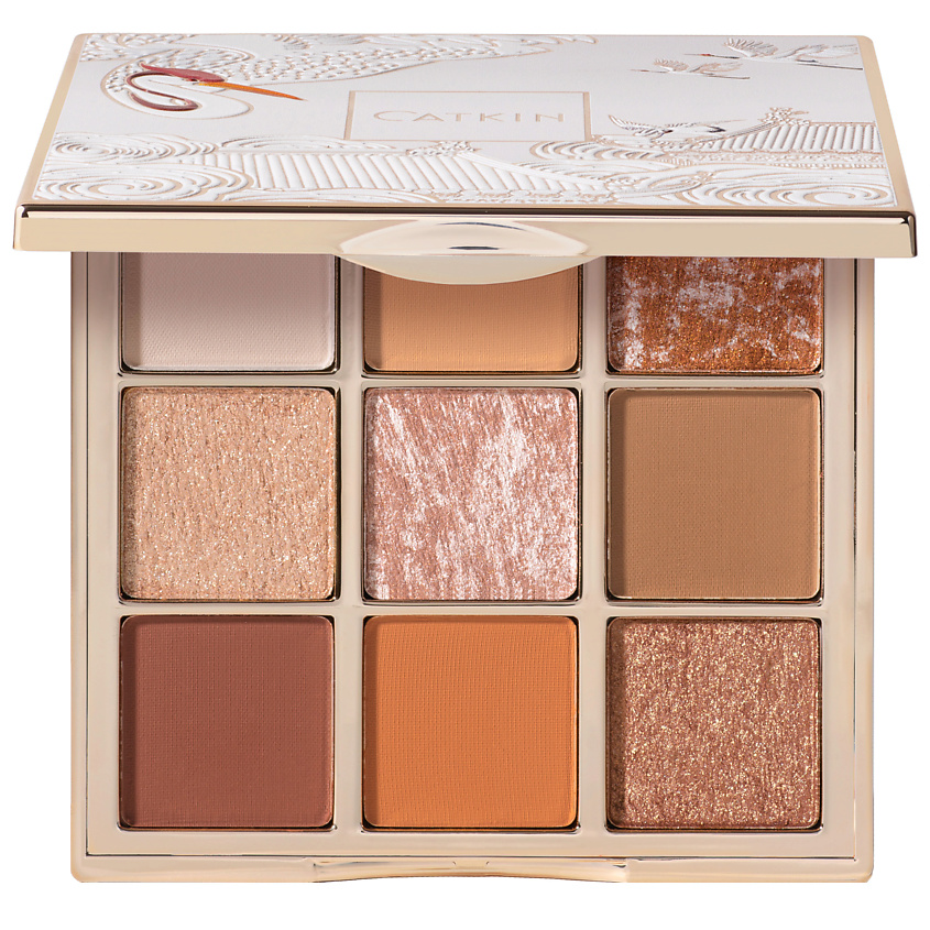 Изображение товара Палетка теней для век CATKIN Cappuccino C11 с матовыми и шиммерными оттенками
