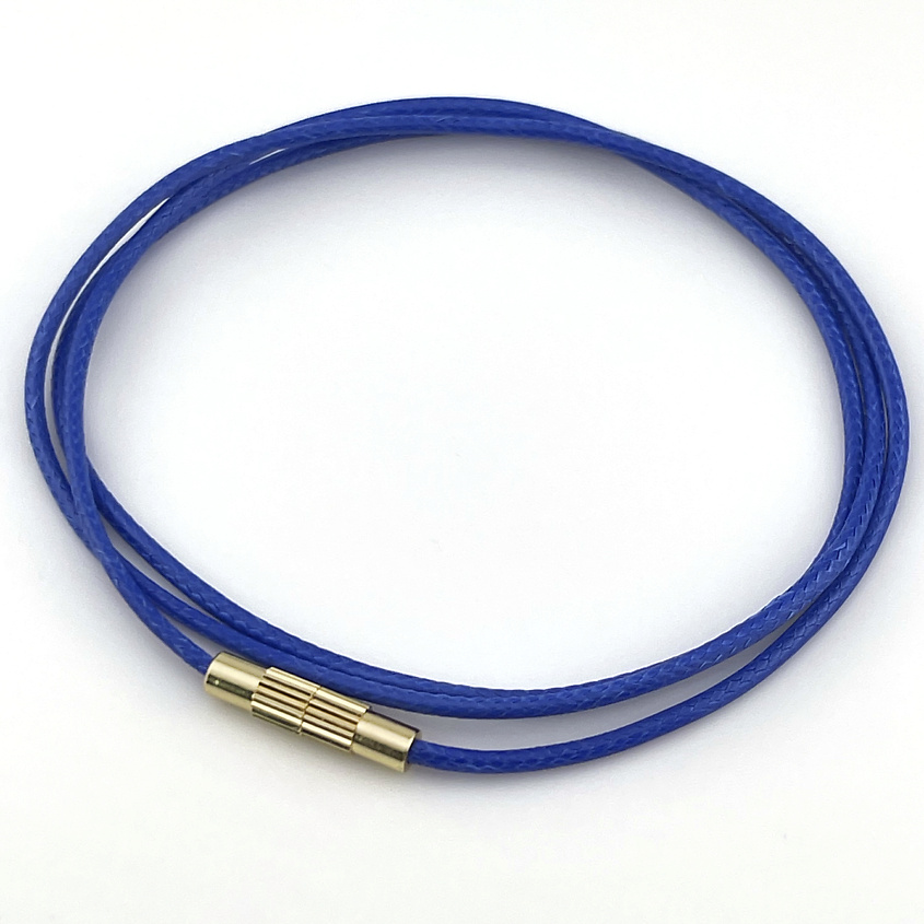 Изображение товара Шнурок для бижутерии с стальным замком регулируемый 45 см ROK HAIR