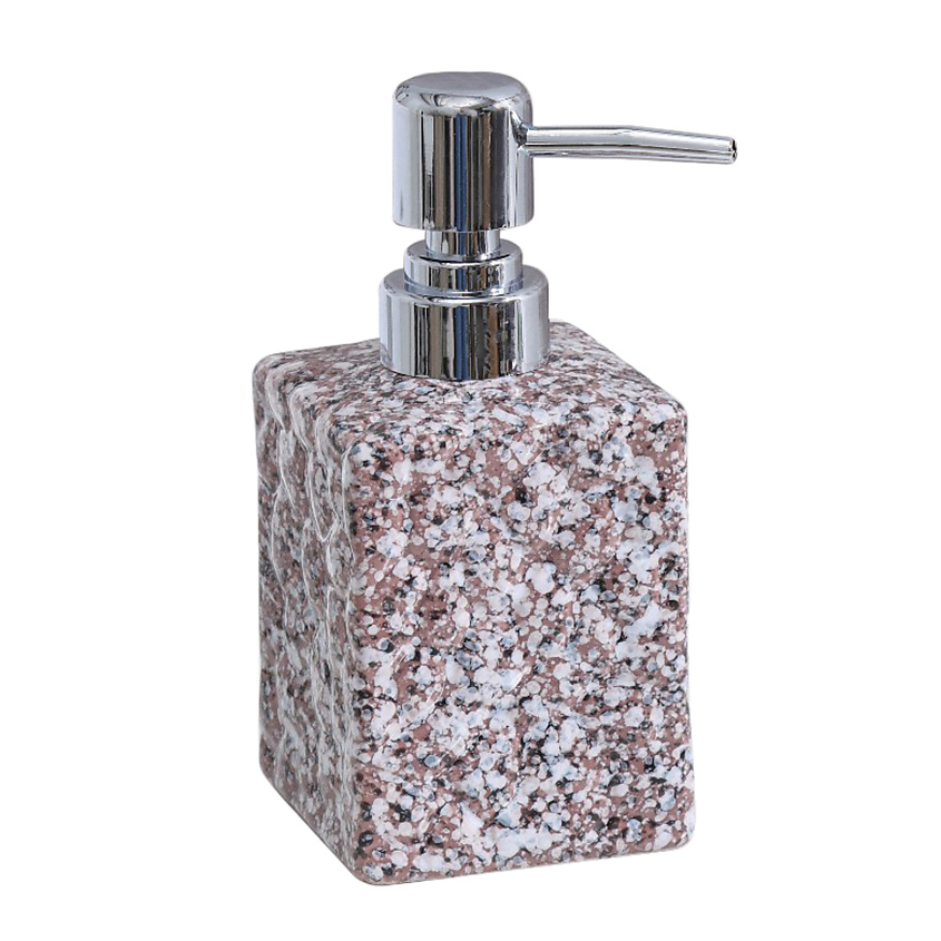 Изображение товара Дозатор для жидкого мыла ДОЛЯНА Гранит коричневый